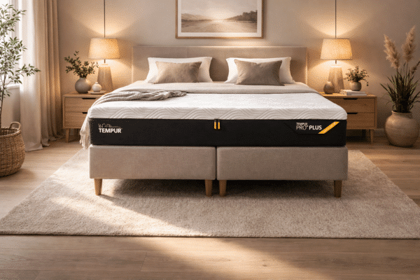 Med Pro Plus SmartCool Hybrid madras Tempur Springbox med gavl