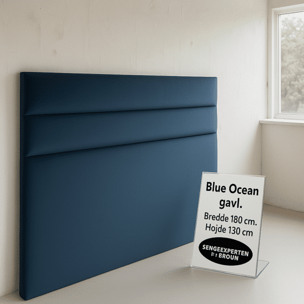 Sengegavl 180 cm Blue Ocean