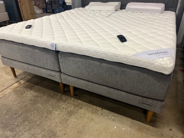 Jensen Boxelevationsseng i 180x200 Ambassadrør Lean