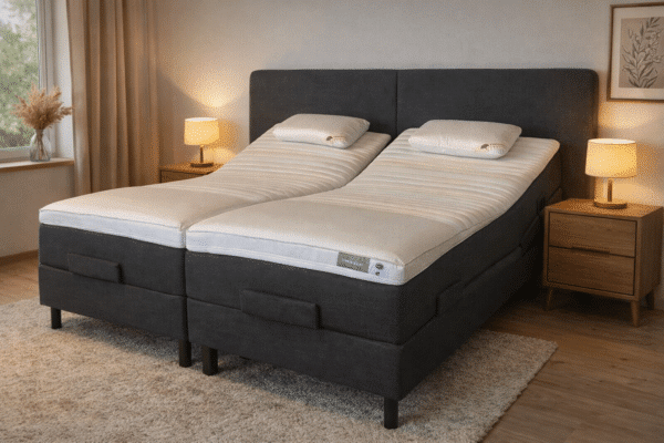 Enkelte eller Split Klima latex topmadras Outlast Elevation med gavl