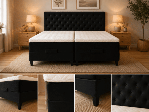 Komplet med sengegavl Elevationsseng 160x200 cm (Copy)